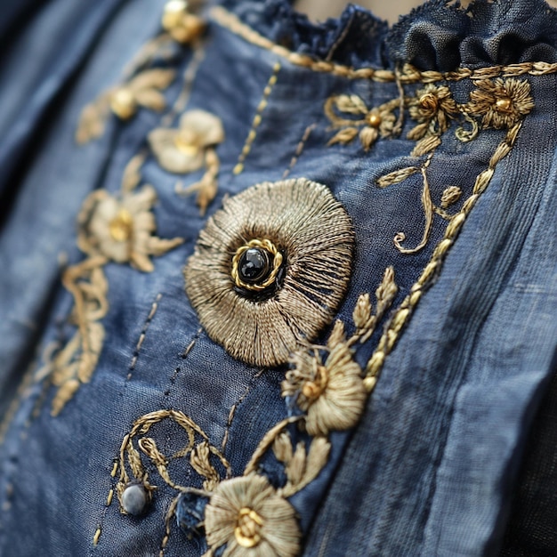 detal haftu na koszulce